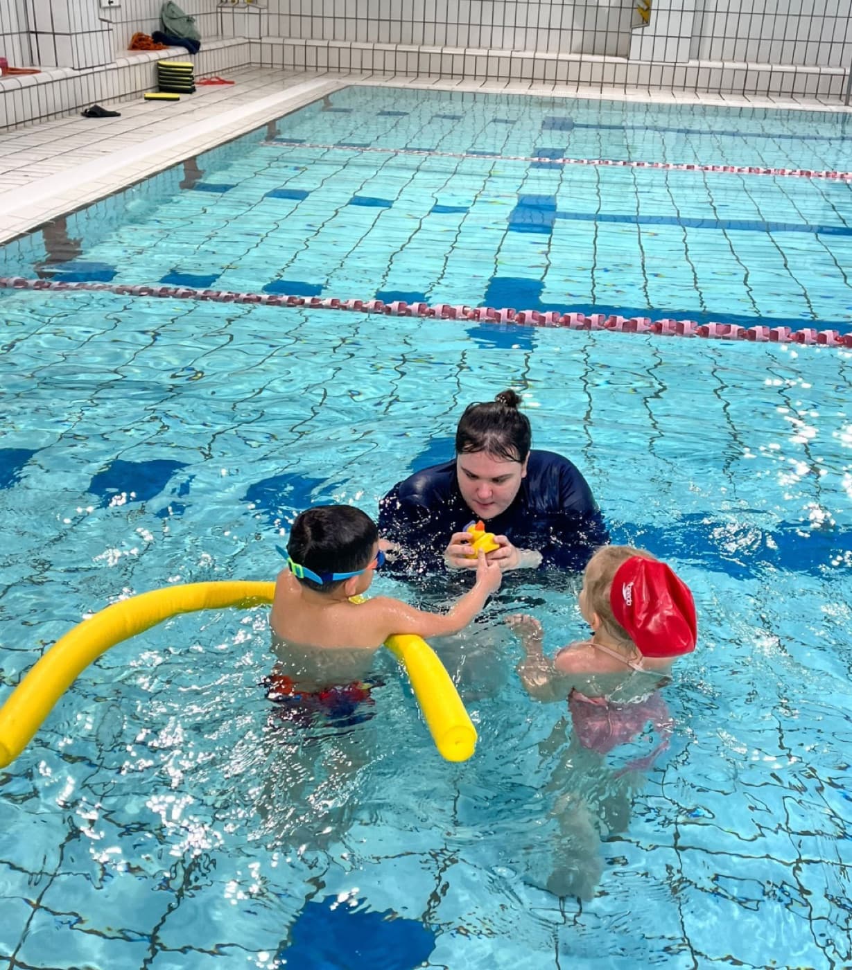 Coaches in the pool